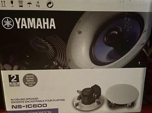 Yamaha NS-IC600 110 Watt 6.5-Inch 2-Way In-Ceiling Speakers - Pair (White) - Picture 1 of 1