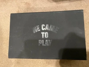 BROOKLYN NETS BOX / STORAGE " WE CAME TO PLAY" EMPTY BOX Some Scratches. REDU - Picture 1 of 3