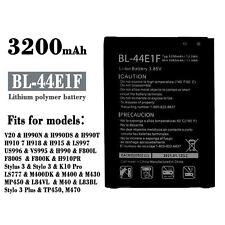 Battery For LG V20 BL-44E1F New H990N F800S Stylo 3 K10 Pro M40 L83BL TP450 M470