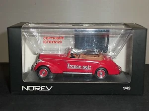 NOREV 590009 HOTCHKISS FRANCE SOIR RED DIECAST MODEL CAR - Picture 1 of 1