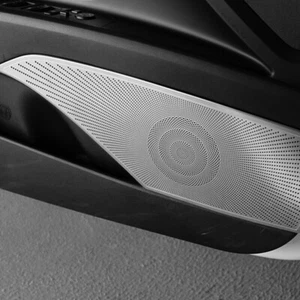 Stainless Steel Interior Door Speaker Decoration Cover Trims For Hyundai Elantra - Bild 1 von 6