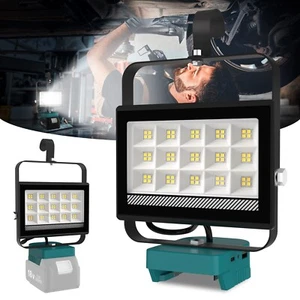 60W Rechargeable Work Light for Makita 18v Battery 4500LM Floodlights for Garage - Picture 1 of 8
