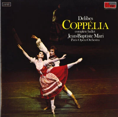 2LP Gatefold DELIBES Coppelia Ballet MARI Paris OO EMI CFPD-4712 1977 Recording - Image 1 of 3