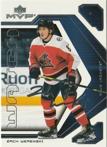 Zach Werenski 2021-22 Upper Deck MVP Watch 20th Anniversary #78 Blue Jackets