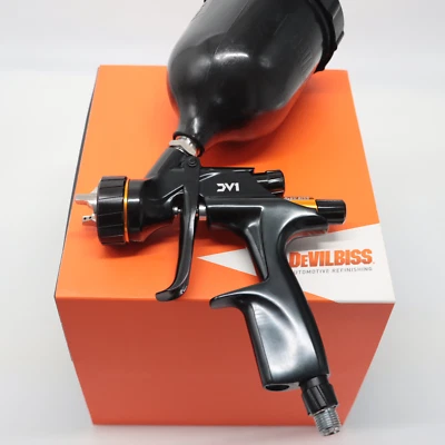 For Devilbiss DV1-B1+ 1.3 mm 600 ml Cup Car Basecoat Non Digital Gun Base Gun - Image 1 of 4