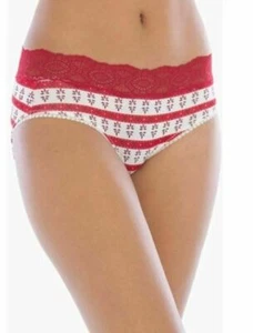 Soma Abrazable Súper Suave Geo Hipster Hojas de Vacaciones Marfil Rojo XL XXL - Imagen 1 de 2
