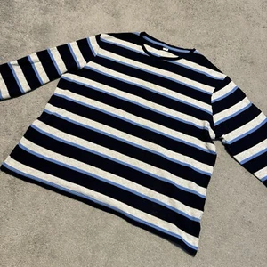 F+F Langarmshirt gestreift blau-weiß Größe XL - Bild 1 von 4