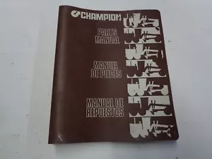 Champion Motor Grader Parts Manual Model's 710-760 - Picture 1 of 4