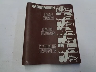Champion Motor Grader Parts Manual Model's 710-760 - Image 1 of 4