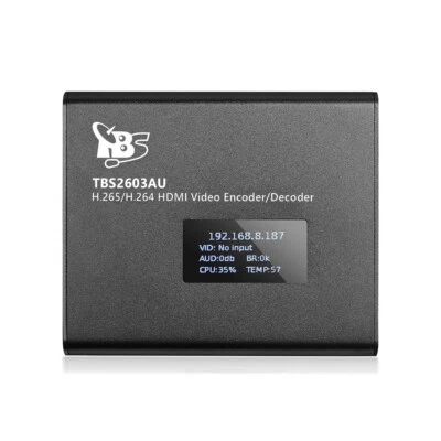 TBS2603au NDI|HX supportato H.265 H.264 codificatore video HDMI e decoder  - Immagine 1 di 4