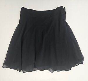 Urban Outfitters Womens Black Side Zip Lined Short Skirt Size S