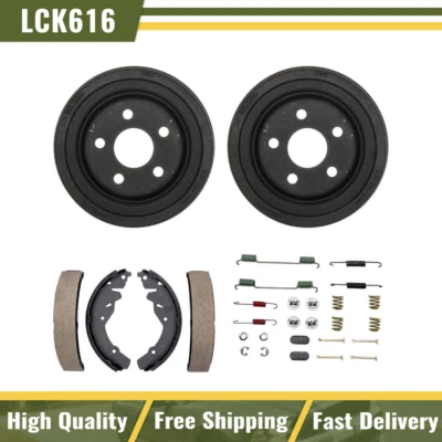 Rear Brake Drums & Brake Shoes Hardware Fits 1985 1986-1988 Chrysler New Yorker - Image 1 of 4