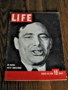 Vintage 20. März 1939 Life Magazine Joe Martin Ablest Kongressabgeordneter - Bild 1 von 4