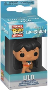 Funko POP! Keychain Lilo and Stitch Lilo With Camera Novelty Keyring Stitch Toy - Picture 1 of 2
