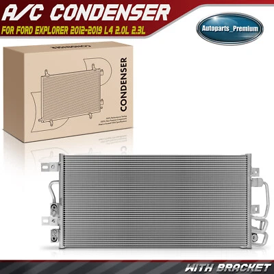 Конденсатор переменного тока с масляным охладителем и кронштейном для Ford Explorer 2012-2019 L4 2,0 л 2,3 л - Изображение 1 из 4