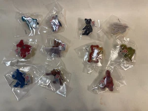 Rare Lot 2000 TY SET OF 11 TEENIE BEANIE BABY McDonald’s CREW Only PINS NIP - Picture 1 of 1