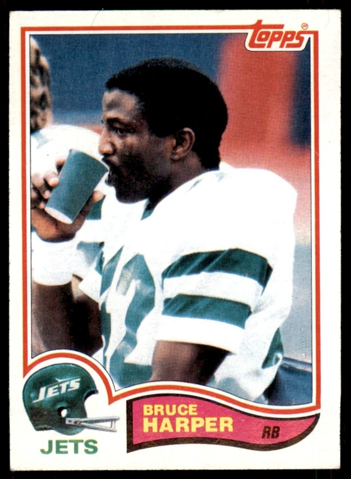 1982 TOPPS BRUCE HARPER . NEW YORK JETS #169 - Image 1 of 2