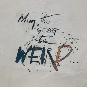 Vintage Hunter S. Thompson 1983 Fear Loathing in Las Vegas T Shirt USA Men’s XL - Picture 1 of 11