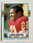 NFL JAMIE MORRIS Washington 1989 Topps Super ROOKIE RC Trading CARD #252