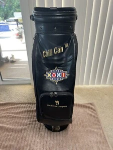 Rare Goldwin ADVP System Golf Bag - 1998 NFL Super Bowl XXXII - Leather - Picture 1 of 24