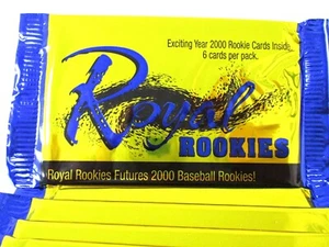Royal Rookies Baseball 2000 Factory Sealed 3 Packs x 6 Cards + 2 Cards FREE !! - Picture 1 of 4