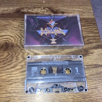 WINGER in the Heart of the Young Cassette 1990 Atlantic 82103-4 - Image 1 of 3
