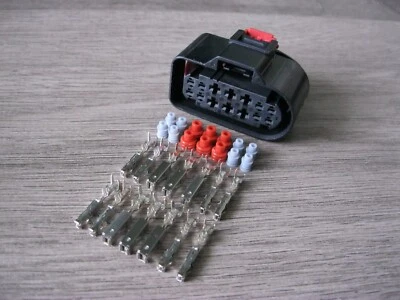 VW AUDI PORSCHE Headlight Lamp Wiring Connector Pigtail Plug Socket 8W0973737 - Image 1 of 4