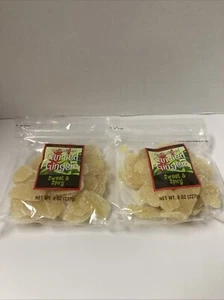 2x Trader Joe's Crystallized Candied Ginger Sweet Spicy Thai 8 Ounce Pack NEW - Picture 1 of 4