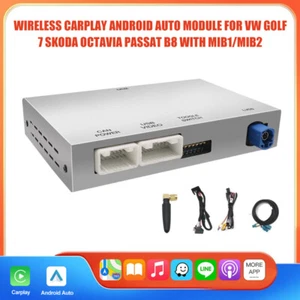 Drahtlos Carplay/Android Auto module Für VW Golf 7 Skoda Octavia Passat B8 NEU - Picture 1 of 13