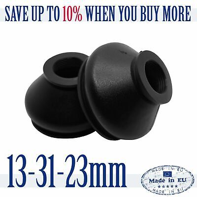 2 X UNIVERSAL Silicone 13 31 23 Tie Rod End And Ball Joint Dust Boots Cover • 8.48€