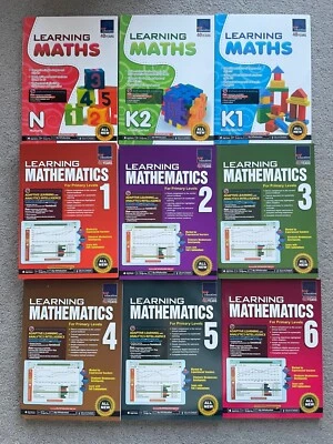 New SAP Education Learning Singapore Maths Learning Mathematics 9 Books - image 1 of 2