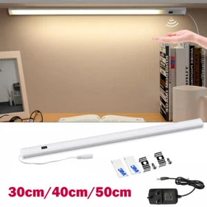 Hand Motion Sensor 12V LED Strip Tube Cabinet Bar Lights Kitchen Under Closet - Picture 1 of 14