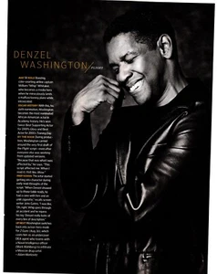 PTP104 MAGAZINE PIN UP PICTURE/POSTER ARTICLE 11X8" DENZEL WASHINGTON - Picture 1 of 1