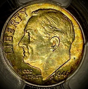 1946 d roosevelt dime Pcgs Ms63 Fb - Picture 1 of 3