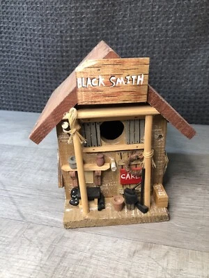 Кузнечный скворечник деревенский причудливый деревянный сказочный двор садовый декор - Изображение 1 из 4