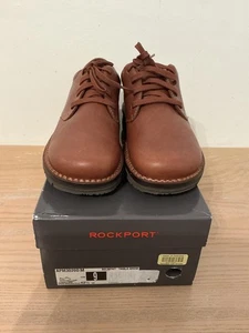 Rockport Schuhe Herren Größe 9 Braun Belmont Oxford Leder Schnürschuhe Freizeit APM3020D - Bild 1 von 14