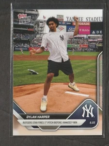 2025 MLB Topps NOW #340 1st Pitch Dylan Harper San Antonio Spurs Rookie RC - Picture 1 of 1