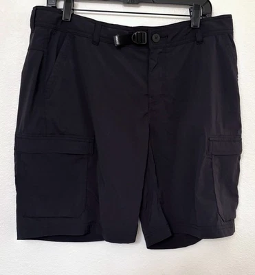 REI Women's Nylon Stretchy Green Cargo Shorts Size 14 Relaxed Fit - Image 1 of 4