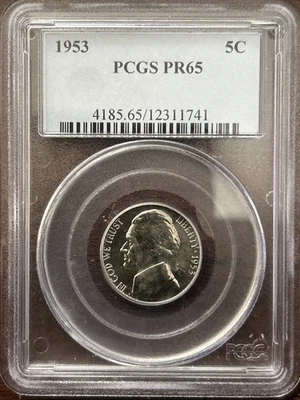 1953 Proof Jefferson Nickel - PCGS PR65 - Image 1 of 4