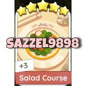 1 x Salad course 5⭐ sticker Monopoli_Go! - Top Seller ( SUPERFAST SEND)  - Picture 1 of 1