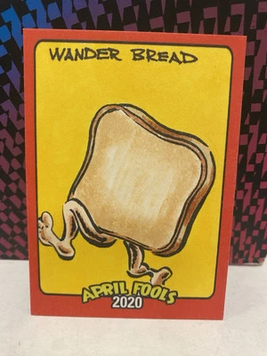 Topps Wacky Packages April Fools 2020 boceto 1/1 Skubis “Wander Bread” Foto 1 de 2