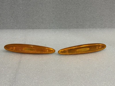 Par de reflectores de marcadores laterales delanteros izquierdo y derecho Jaguar XK8 X100 para 1997-2006 Foto 1 de 4