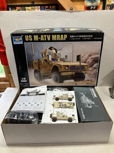 TRUMPETER  1/16 SCALE US M-ATV MRAP MILITARY MODEL KIT SEALED INSIDE - Picture 1 of 7