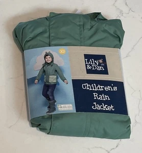 NEW Lily & Dan CHILDREN'S GREEN FROG RAIN JACKET SIZE XS 4-5 - Picture 1 of 3