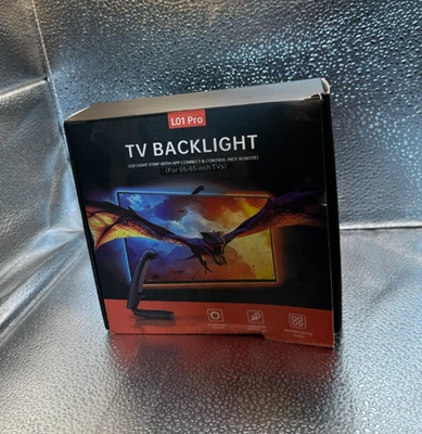 L01 Pro TV Backlight LED Light Strip with App for 55-65 inch TVs - Image 1 of 4
