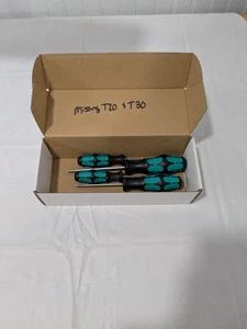 WERA 4 pezzi Set driver torx da T8 a T25 05345221001 MANCANO T20 e T30 - Foto 1 di 5