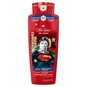 Body Wash for Men, Superman: Man of Tomorrow, 3X Defense, 24/7 Shower Fresh with - Picture 1 of 11