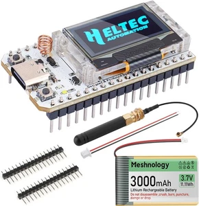 ESP32 LoRa V3-Modulplatine mit 3000 mAh-Akkusatz ? mit 863?928 MHz-Antenne und - Bild 1 von 7