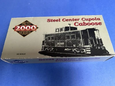 Proto 2000 Series Steel Center Cupola Caboose HO Scale Undecorated - Image 1 of 4