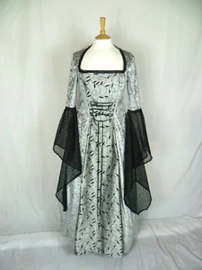 Medieval Wedding Dress, Gothic Gown, Custom made to size and Plus sizes - Picture 1 of 9